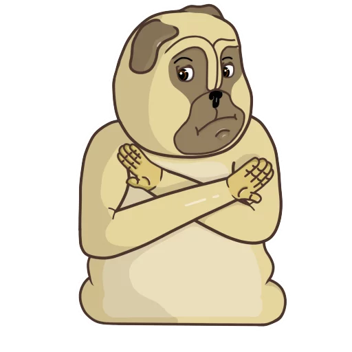 🙅 Стикер «Roro and Poro» для Telegram