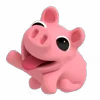 👋 Эмодзи «Rosa Pig» для Telegram