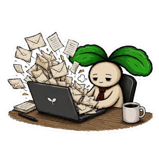 ✉ Стикер «Росток 2.0» для Telegram