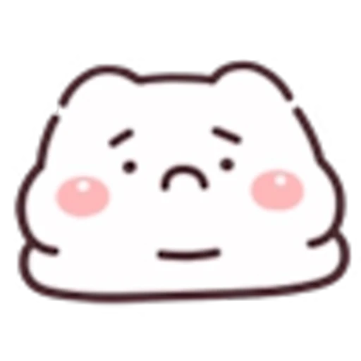 ☹️ Эмодзи «RouRou Fat Cat» для Telegram