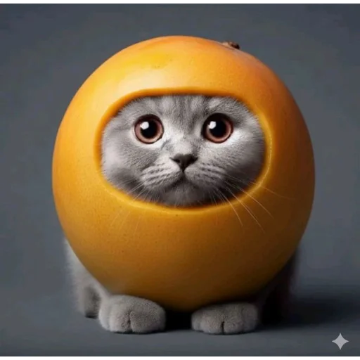 🐱 Стикер «Круглые коты» для Telegram