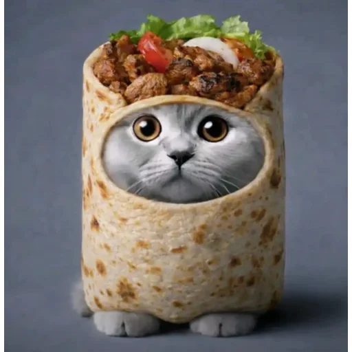 🐱 Стикер «Круглые коты» для Telegram
