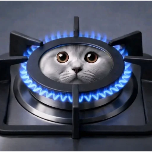 🐱 Стикер «Круглые коты» для Telegram