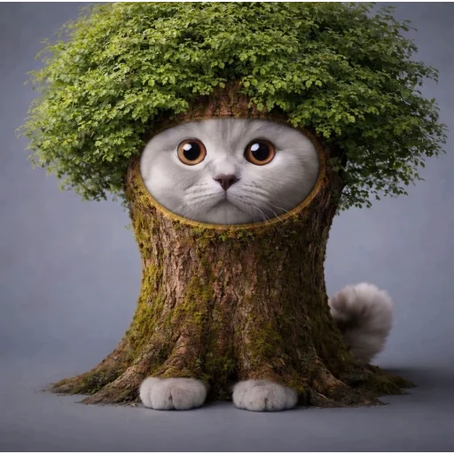 🐱 Стикер «Круглые коты» для Telegram
