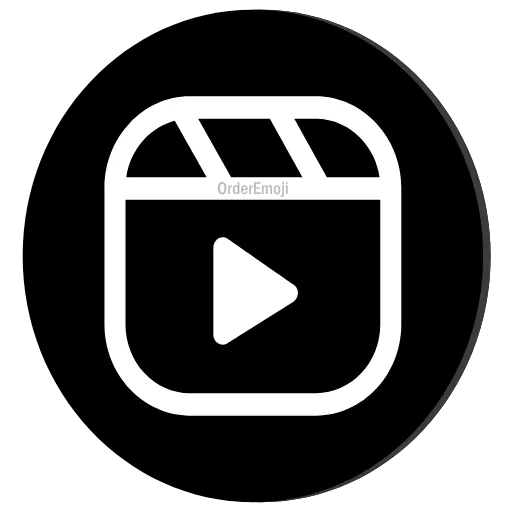 ▶️ Эмодзи «Round» для Telegram