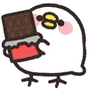 🍫 Эмодзи «Rounded Bird» для Telegram