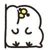 🐤 Эмодзи «Rounded Bird» для Telegram