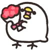 💐 Эмодзи «Rounded Bird» для Telegram
