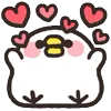 🥰 Эмодзи «Rounded Bird» для Telegram