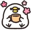 ☕️ Эмодзи «Rounded Bird» для Telegram