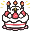 🎂 Эмодзи «Rounded Bird» для Telegram