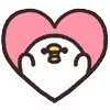 ❤️ Эмодзи «Rounded Bird» для Telegram
