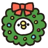 🎄 Эмодзи «Rounded Bird» для Telegram