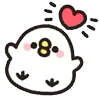 ❤️ Эмодзи «Rounded Bird» для Telegram