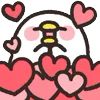 ❤️ Эмодзи «Rounded Bird» для Telegram
