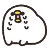 😭 Эмодзи «Rounded Bird» для Telegram
