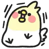 😦 Эмодзи «Rounded Colorful Bird» для Telegram