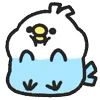 🐤 Эмодзи «Rounded Colorful Bird» для Telegram
