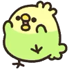 🐤 Эмодзи «Rounded Colorful Bird» для Telegram