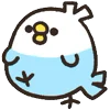 🐤 Эмодзи «Rounded Colorful Bird» для Telegram