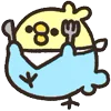 🍴 Эмодзи «Rounded Colorful Bird» для Telegram