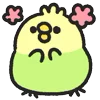 🌸 Эмодзи «Rounded Colorful Bird» для Telegram