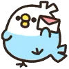✉️ Эмодзи «Rounded Colorful Bird» для Telegram