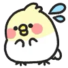 🐤 Эмодзи «Rounded Colorful Bird» для Telegram