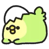 🐣 Эмодзи «Rounded Colorful Bird» для Telegram