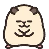😌 Эмодзи «Rounded Hamster» для Telegram
