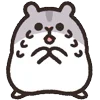 😥 Эмодзи «Rounded Hamster» для Telegram