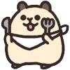 🤤 Эмодзи «Rounded Hamster» для Telegram
