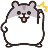 👍 Эмодзи «Rounded Hamster» для Telegram