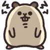 😰 Эмодзи «Rounded Hamster» для Telegram