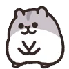 🐹 Эмодзи «Rounded Hamster» для Telegram