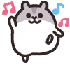 🎶 Эмодзи «Rounded Hamster» для Telegram