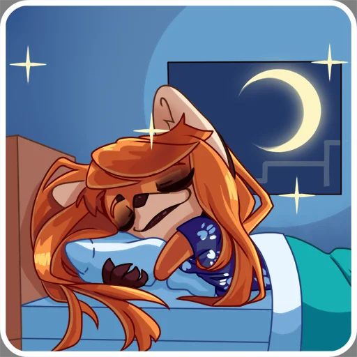 😴 Стикер «Розетта» для Telegram