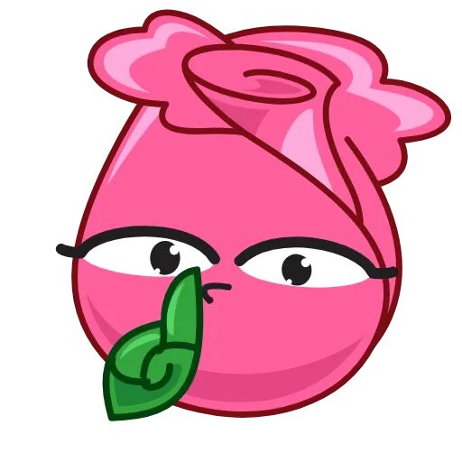 🤫 Эмодзи «Розочка» для Telegram