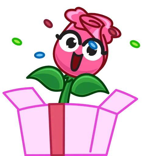 🎁 Эмодзи «Розочка» для Telegram