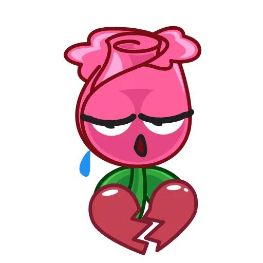 💔 Эмодзи «Розочка» для Telegram