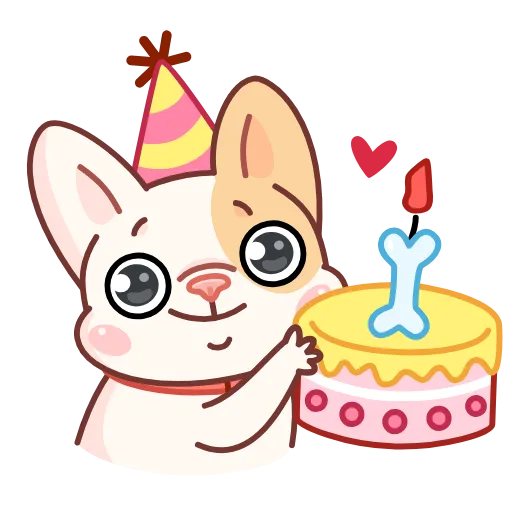 🎂 Эмодзи «Анимированный набор эмоджи с Руффи из ВК» для Telegram