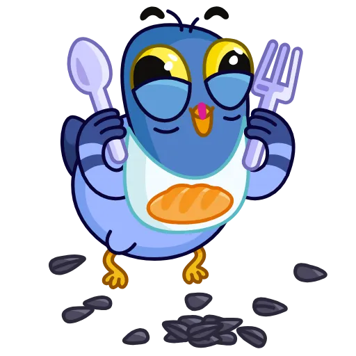 🍴 Эмодзи «Rustik Pigeon» для Telegram