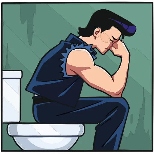 🚽 Эмодзи «Реко и Кента» для Telegram
