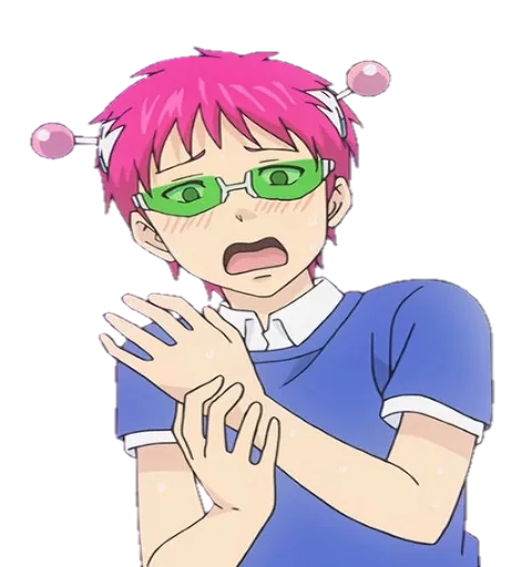😳 Стикер «Saiki KusuOH~» для Telegram