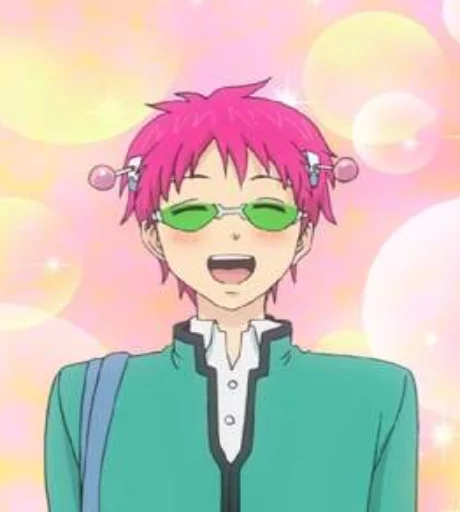 😄 Стикер «Saiki KusuOH~» для Telegram