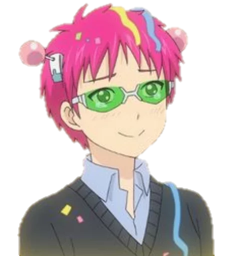 🎉 Стикер «Saiki KusuOH~» для Telegram
