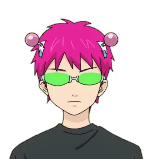 😐 Стикер «Saiki KusuOH~» для Telegram