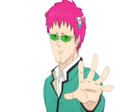 😘 Стикер «Saiki KusuOH~» для Telegram