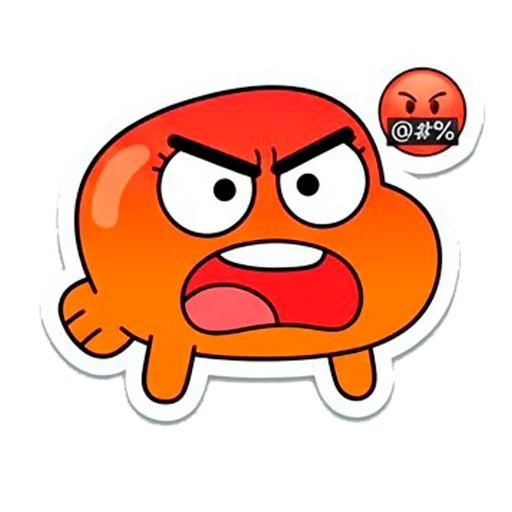 🤬 Стикер «Darwin Watterson» для Telegram