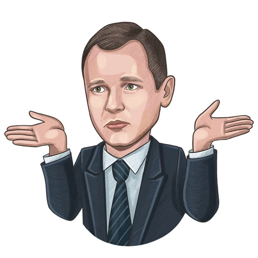 🤷‍♂️ Стикер «SEV» для Telegram